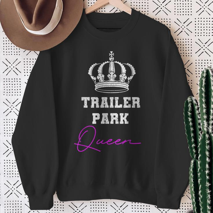 White Trash Party Attire Graphic Sweatshirt Gifts for Old Women