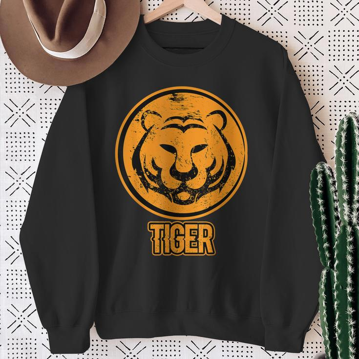 Wildlife Animal Tigercat Sun Tiger Sweatshirt Gifts for Old Women