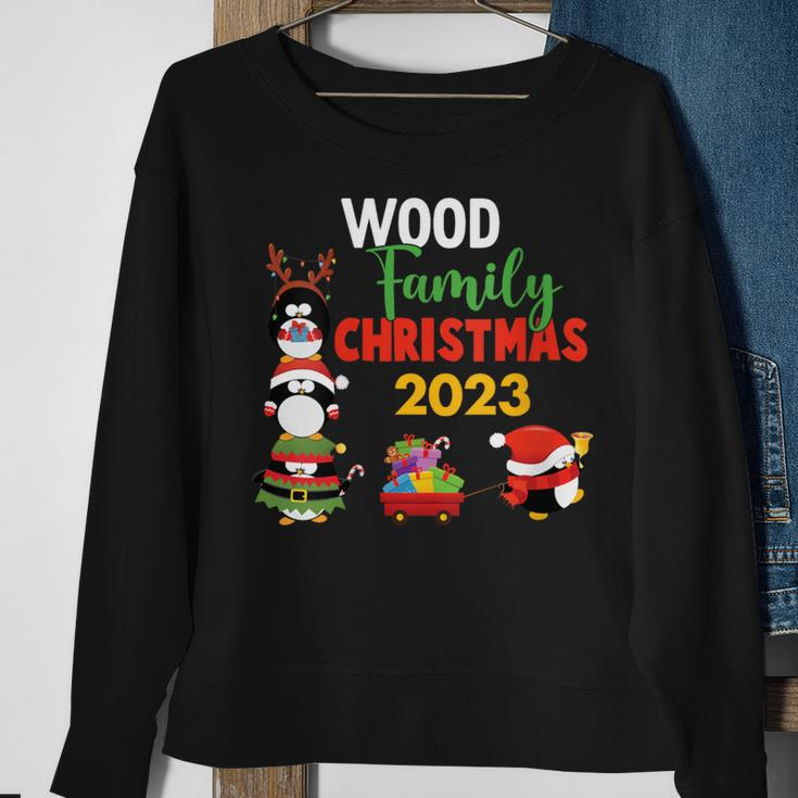Wood Family Name Wood Family Christmas Sweatshirt Gifts for Old Women