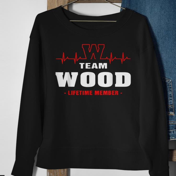 Wood Surname Family Last Name Team Wood Lifetime Member Sweatshirt Gifts for Old Women