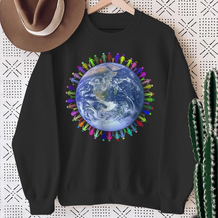 The World Is Colorful Wirsindmehr Sweatshirt Geschenke für alte Frauen