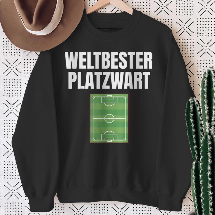 Worlds Best Platzwart Greenkeeper Football Pitch Sweatshirt Geschenke für alte Frauen