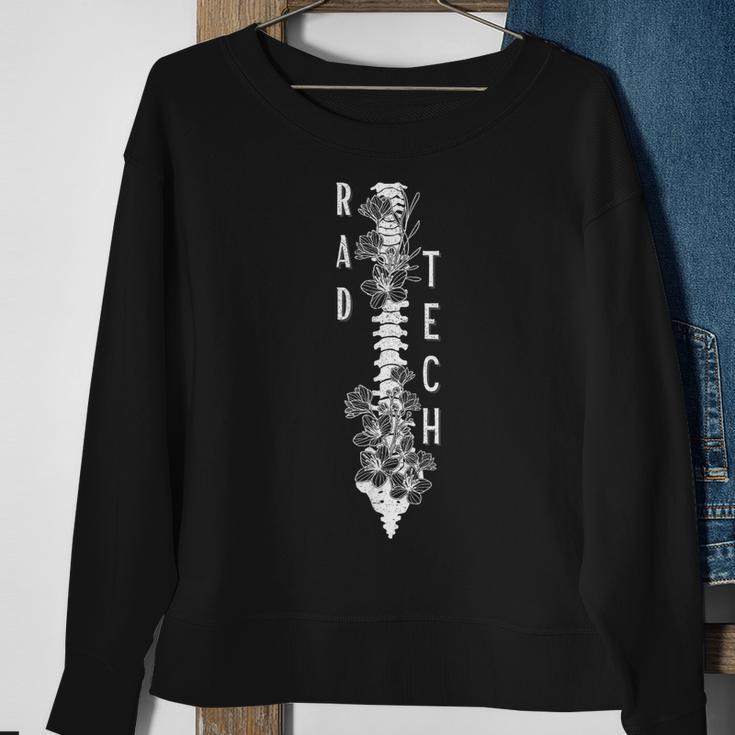 Xray Tech Radiologic Technologist Radiology Rad Tech Graduat Sweatshirt Gifts for Old Women