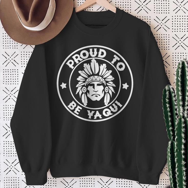 Yaqui Tribe Native American Day Indigenous Peoples Day Pride Sweatshirt Gifts for Old Women