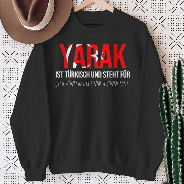 Yarak Schwanz Turkey Turkey Dummer Slogan Schöne Tag S Sweatshirt Geschenke für alte Frauen