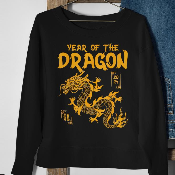 Year Of The Dragon 2024 Lunar New Year Chinese New Year 2024 Sweatshirt Gifts for Old Women