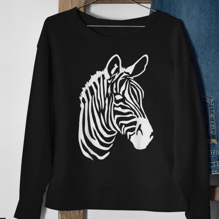 Zebra Head Sweatshirt Gifts for Old Women