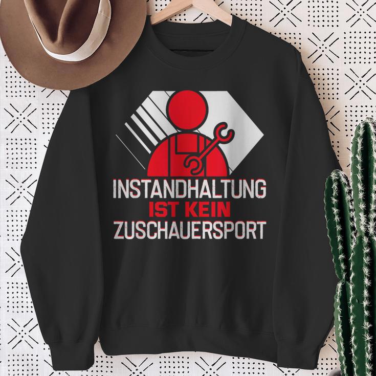 Zerspanungsmechaniker Maintenance Ist Kein Zuschauersport Sweatshirt Geschenke für alte Frauen