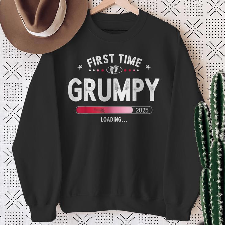 Zum Grumpy Est Befördert 2025 Bald Papaintage Sweatshirt Geschenke für alte Frauen