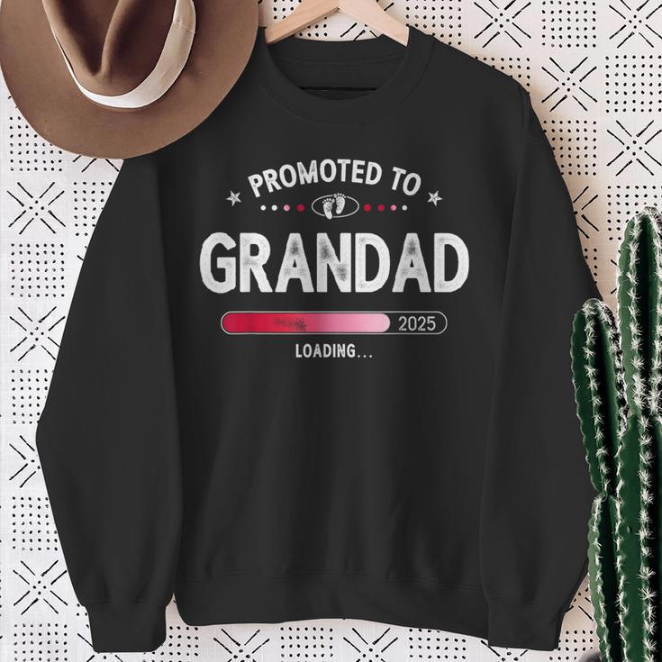 Zum Opa Est Befördert 2025 Bald Papa Papaintage Sweatshirt Geschenke für alte Frauen