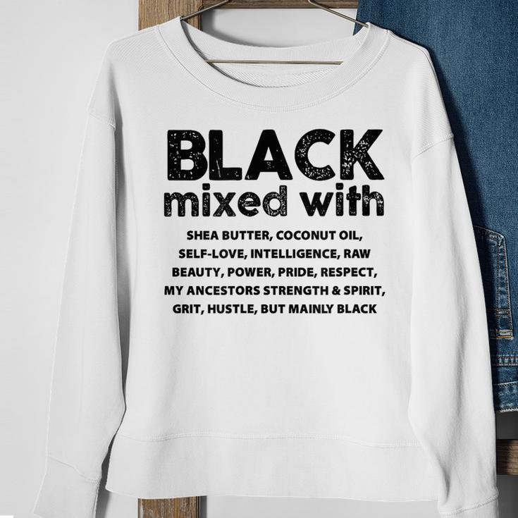 African American Black Mixed With Shea Melanin Sweatshirt Gifts for Old Women