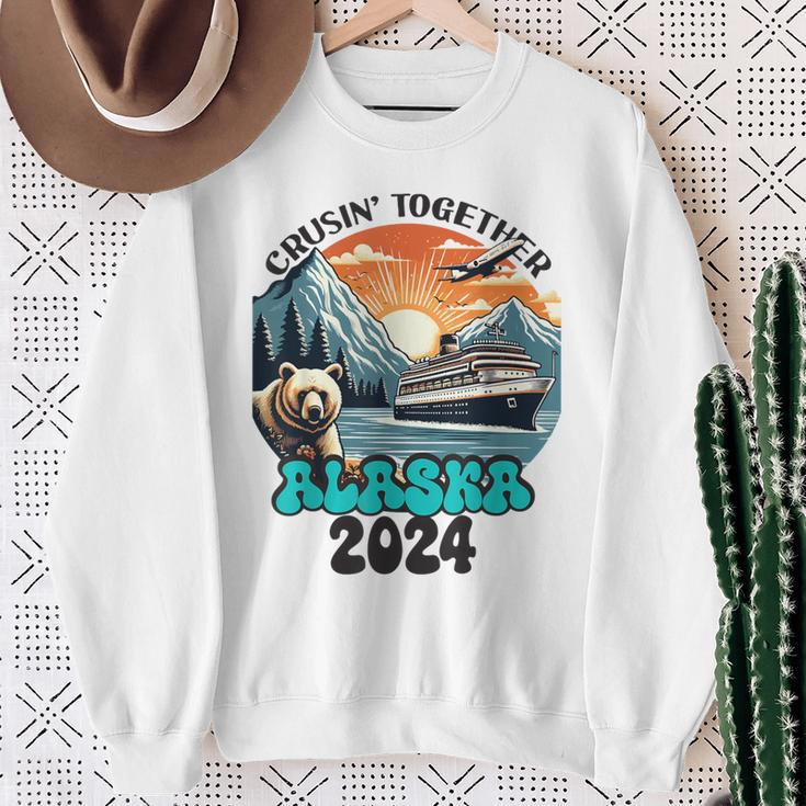Alaska Cruise 2024 Family And Friends Matching Group Trip Sweatshirt Gifts for Old Women