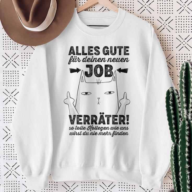 Alles Gute zum neuen Job Sweatshirt, Motivationsgeschenk Geschenke für alte Frauen