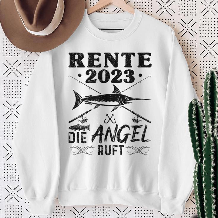 Angler Opa Papa Angeln Ruhestand Rente Sweatshirt Geschenke für alte Frauen