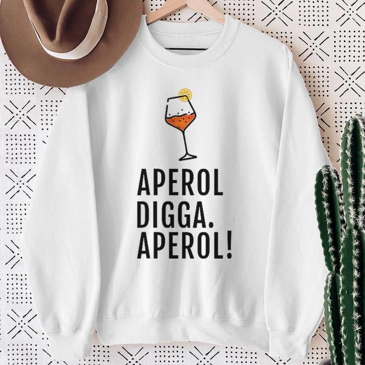 Aperol Digga Aperol Spritz Gray Sweatshirt Geschenke für alte Frauen