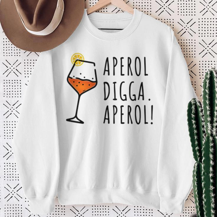 Aperol Digga Summer Alcohol Aperol Spritz S Sweatshirt Geschenke für alte Frauen