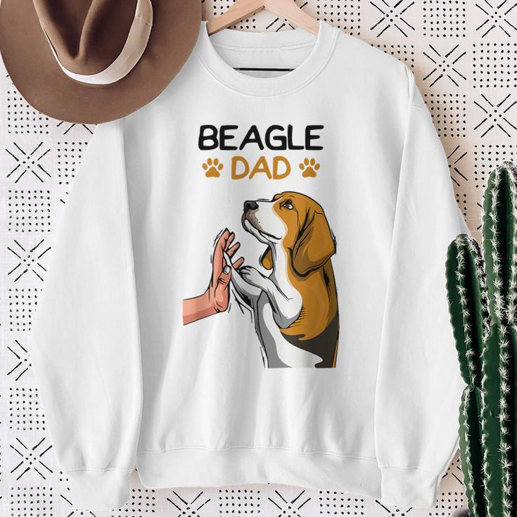 Beagle Dog Dad Sweatshirt Geschenke für alte Frauen