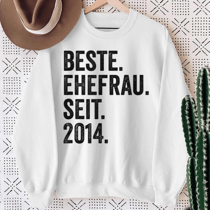 Beste Ehefrau Seit 2014 Sweatshirt Geschenke für alte Frauen