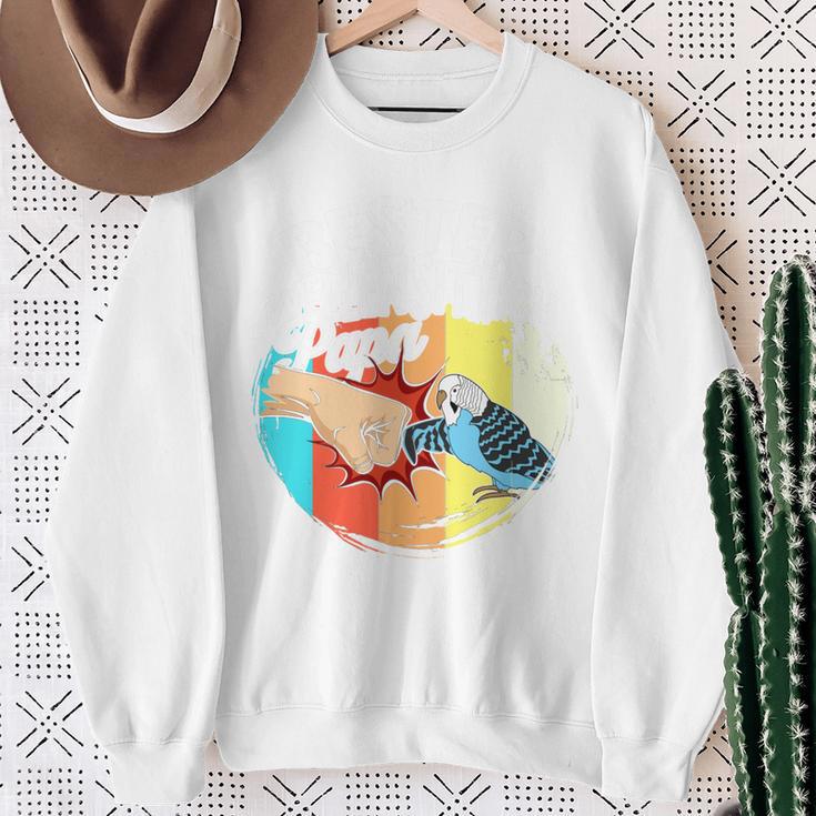 Bester Budgie Papa Bird Pet Budgie Sweatshirt Geschenke für alte Frauen