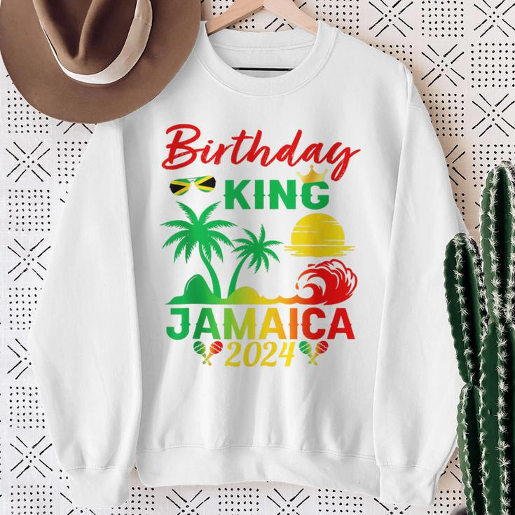 Birthday King Jamaica 2024 Jamaican Vacation Trip Men_S Sweatshirt Gifts for Old Women