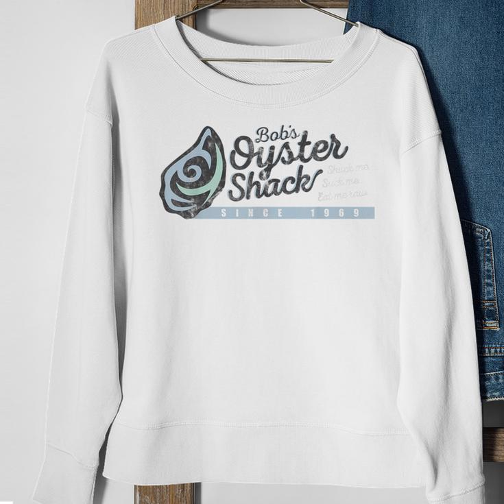 Bob's Oyster Shack Shuck Me Suck Me Eat Me RawSweatshirt Gifts for Old Women