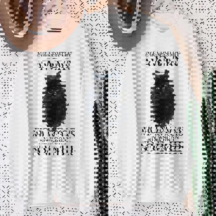 Born In November Sweatshirt Gifts for Old Women