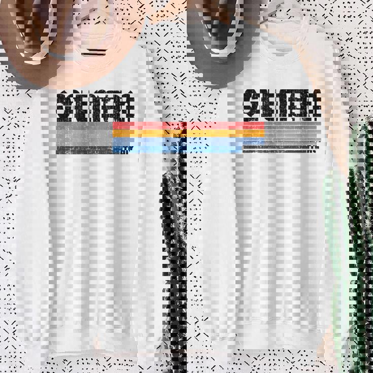 Calimera Italia Retro 70S 80S Style Manga Larga Camisa de entrenamiento Regalos para ancianas