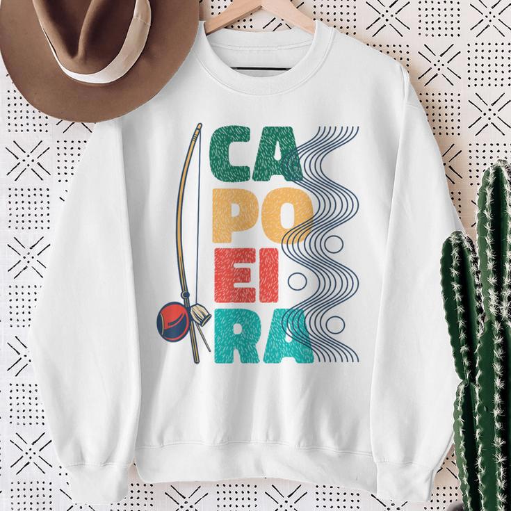 Capoeira Berimbau Music Instrument Brazilian Sweatshirt Geschenke für alte Frauen