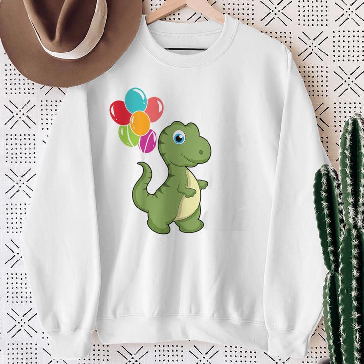 Children's 2Nd Birthday Ich Bin Schon 2 Jahre Dinosaur Sweatshirt Geschenke für alte Frauen