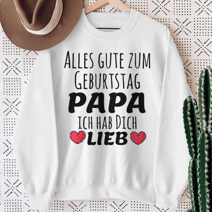 Children's Alles Gute Zum Geburtstag Papa Ich Hab Dich Lieb Sweatshirt Geschenke für alte Frauen