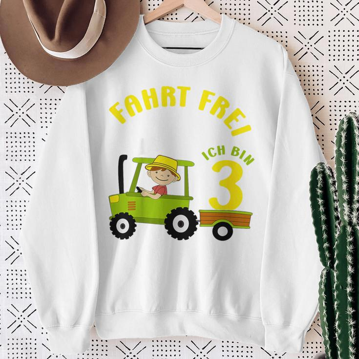 Children's Birthday Ich Bin 3 Jahre Traktor Boy Sweatshirt Geschenke für alte Frauen