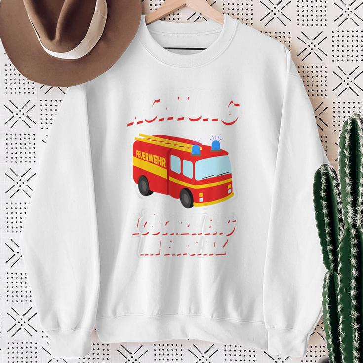 Children's Löschzwerg Boys Fire Engine Fireman Sweatshirt Geschenke für alte Frauen