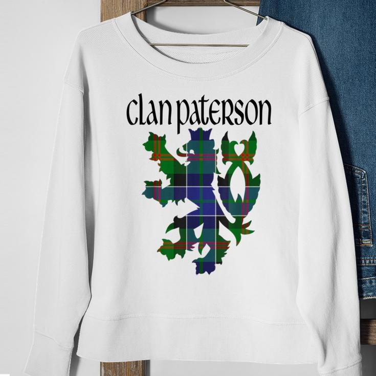 Clan Paterson Tartan Scottish Family Name Scotland Pride Sweatshirt Gifts for Old Women