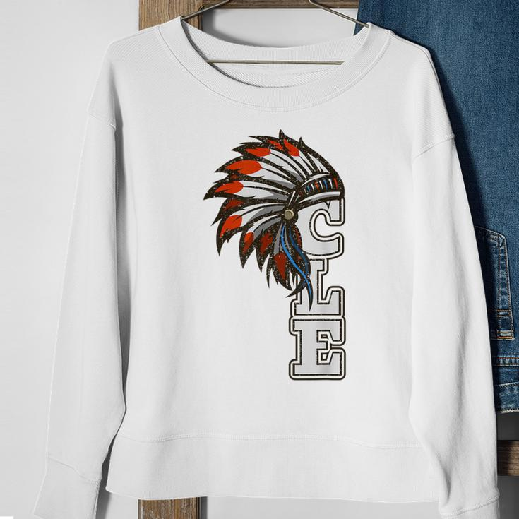 Cle Cleveland Ohio Native American Indian Tribe Sweatshirt Gifts for Old Women