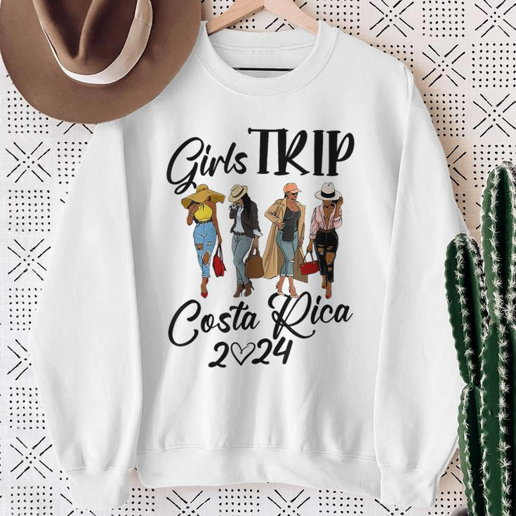 Costa Rica Girls Trip 2024 Birthday Squad Vacation Party Sweatshirt Gifts for Old Women