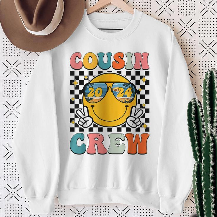 Cousin Crew 2024 Family Vacation Summer Beach Sweatshirt Gifts for Old Women