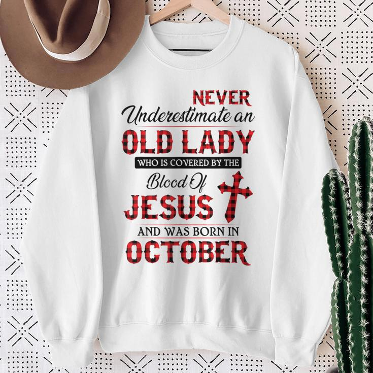 Who Is Covered By-October Sweatshirt Gifts for Old Women