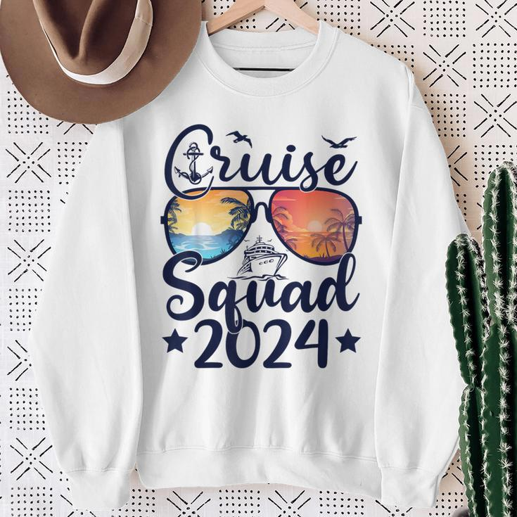 Cruise Squad 2024 Summer Vacation Family Cruise Ship Sweatshirt Gifts for Old Women