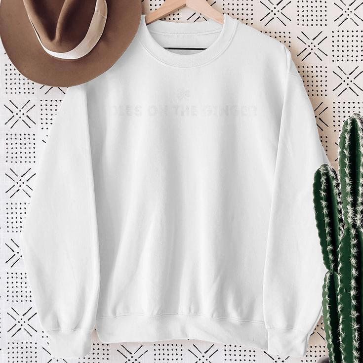 Dibs On The Ginger St Patrick's Day Irish Redhead Sweatshirt Gifts for Old Women