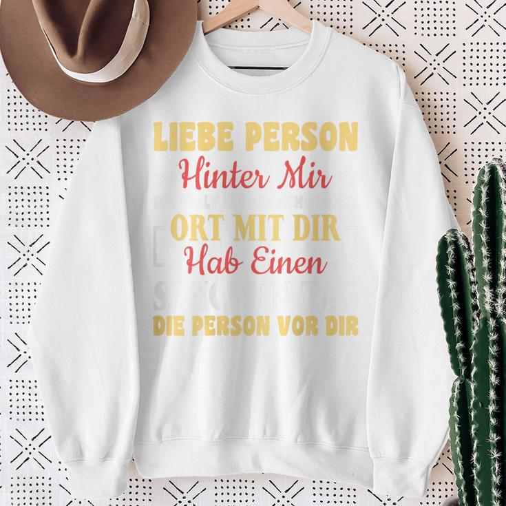 An Die Person Hinter Mir Liebe Person Hinter Mir Sweatshirt Geschenke für alte Frauen