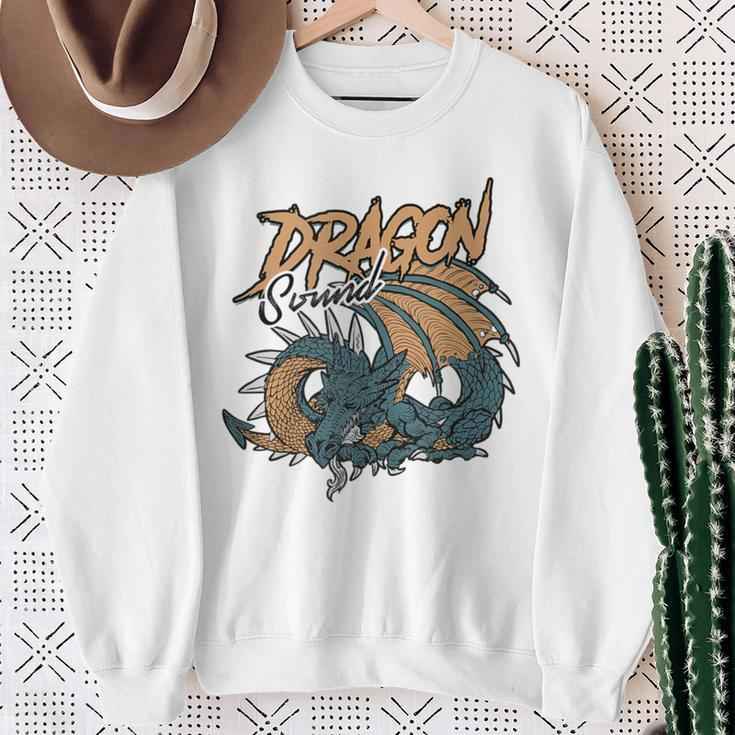 Dragon Sound Music Sound And Audio Studio Recording Sweatshirt Gifts for Old Women