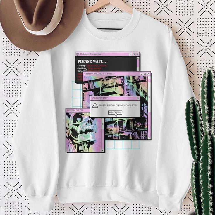 Dubstep Creator Riddim Dubstep Producer Sweatshirt Gifts for Old Women