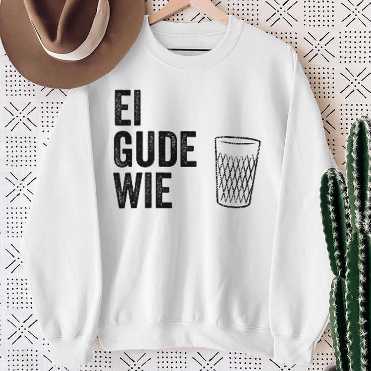 Ei Gude Wie Frankfurt Hessen Appelwoi Sweatshirt Geschenke für alte Frauen