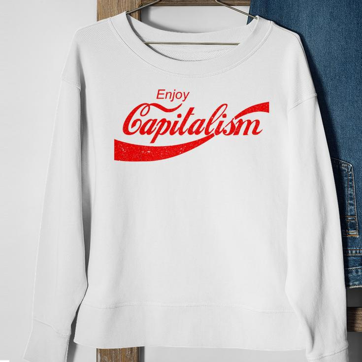 Enjoy Capitalism For American Entrepreneurs Sweatshirt Geschenke für alte Frauen