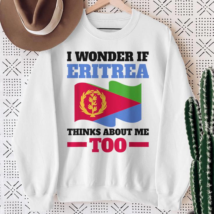 Eritrea Eritreische Flagge Sweatshirt Geschenke für alte Frauen