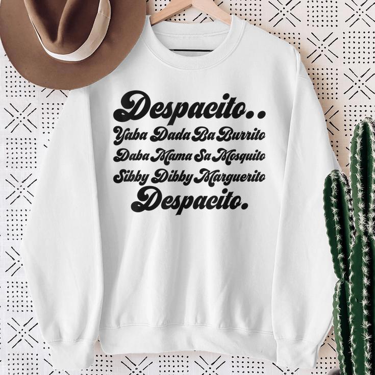 Fake Song Lyrics Pop Culture Reference Sweatshirt Gifts for Old Women