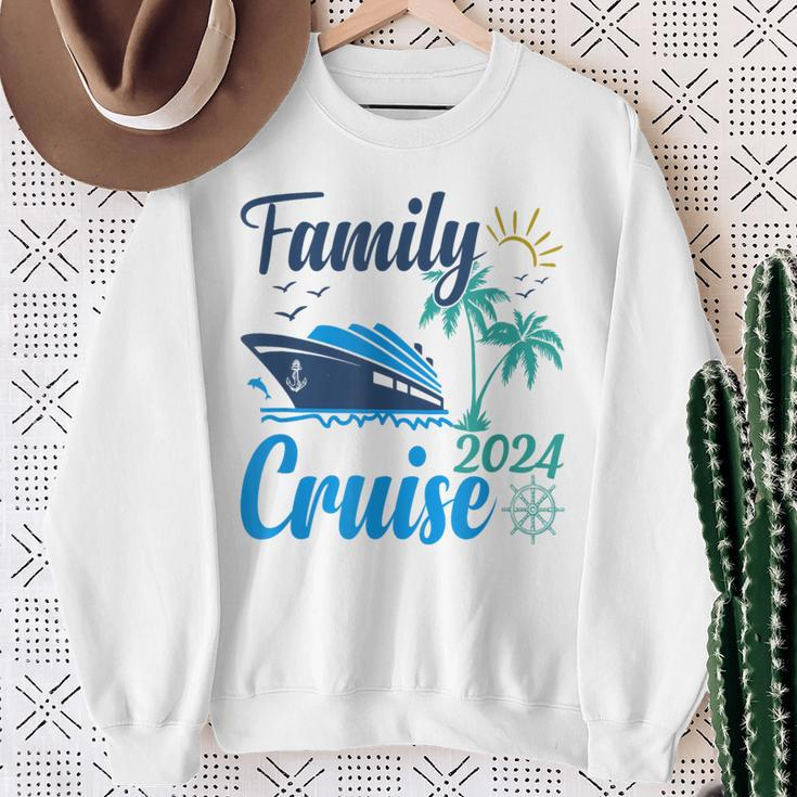 Family Cruise 2024 Summer Vacation Cruise Ship Lover Sweatshirt Gifts for Old Women
