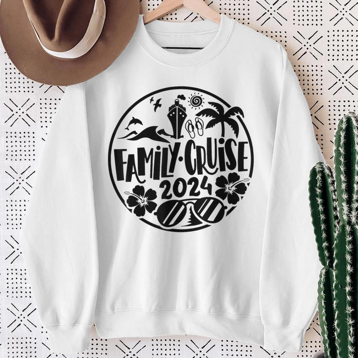 Family Cruise 2024 Matching Group Family Summer Vacation Sweatshirt Gifts for Old Women