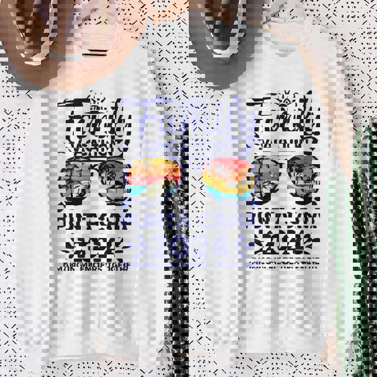 Family Vacation Punta Cana 2024 Matching Family Group Summer Sweatshirt Gifts for Old Women