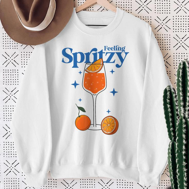 Feeling Spritzy X Hallöchen Aperölchen Clean Edition Sweatshirt Geschenke für alte Frauen